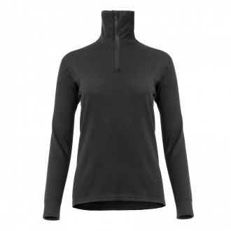 Термокофта-поло жен. Aclima WoolTerry 220 Polo W's Jet Black XS