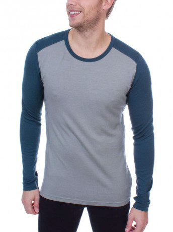 Термокофта муж. Icebreaker 260 Tech Long Sleeve Crewe Men Drift/Harmony S Термокофта муж. Icebreaker 260 Tech Long Sleeve Crewe Men Drift/Harmony S