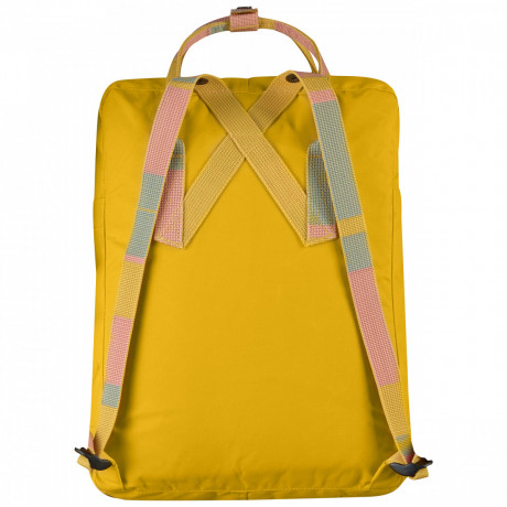 Рюкзак Fjallraven Kanken 16 л Warm Yellow/Random Blocked