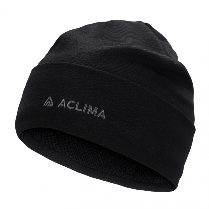 Шапка Aclima WoolNet Original Beanie U Jet Black OneSize