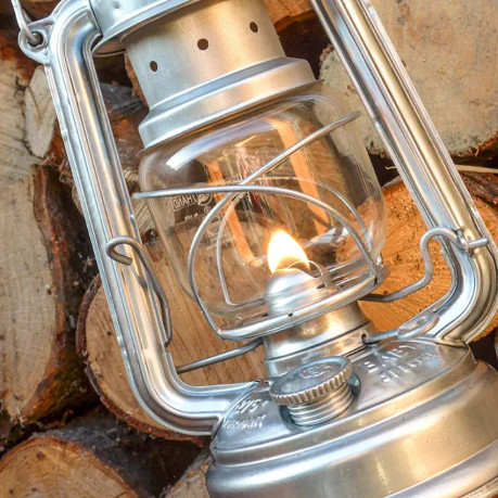 Керосиновая лампа Feuerhand Hurricane Lantern Baby Special 276 Zinc