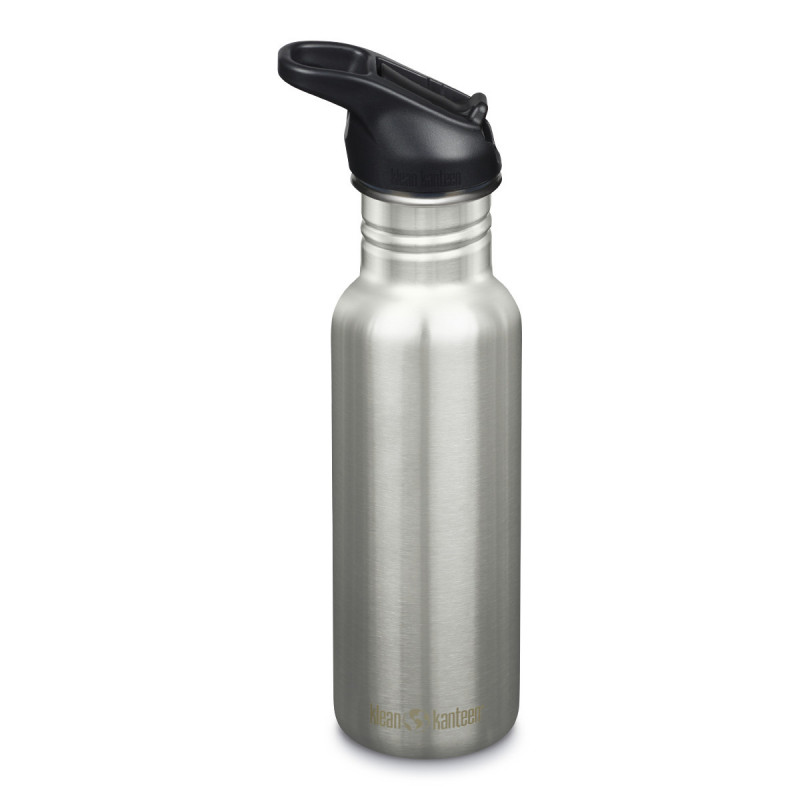 Спортивная бутылка для воды Klean Kanteen Classic Flip Sport 532 мл Brushed Stainless