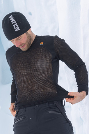 Термокофта муж. Aclima WoolNet 120 Crew Neck M's Black XL