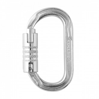 Карабин Edelrid Oval Power Steel Ansi Silver
