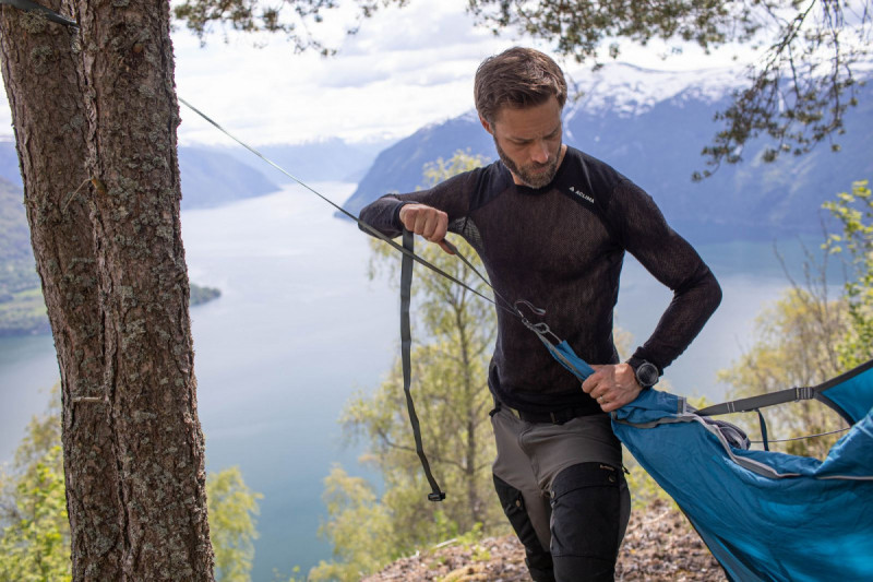 Термокофта муж. Aclima WoolNet Light Crewneck M's Jet Black S