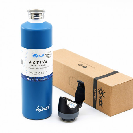Спортивная бутылка для воды Cheeki Single Wall Active Bottle 1 л Topaz Спортивная бутылка для воды Cheeki Single Wall Active Bottle 1 л Topaz