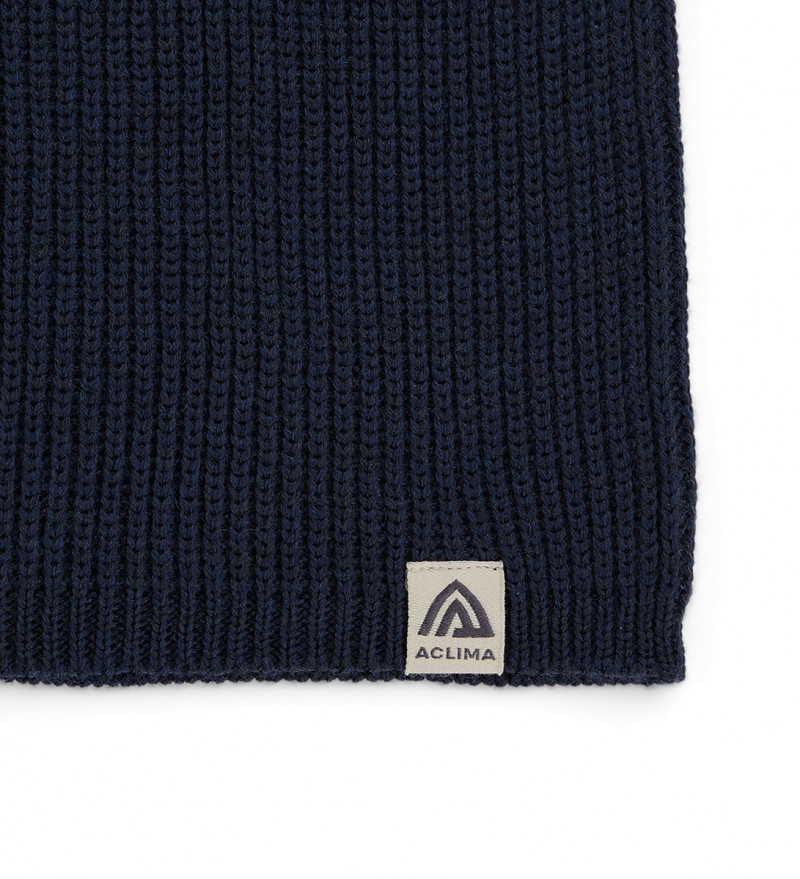 Балаклава-шапка Aclima Flat Knit Balaclava Hat Navy Blazer OneSize