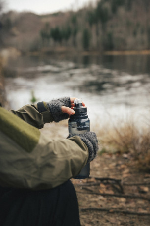 Бутылка-фильтр Katadyn BeFree AC Bottle 0.9 л Smoke