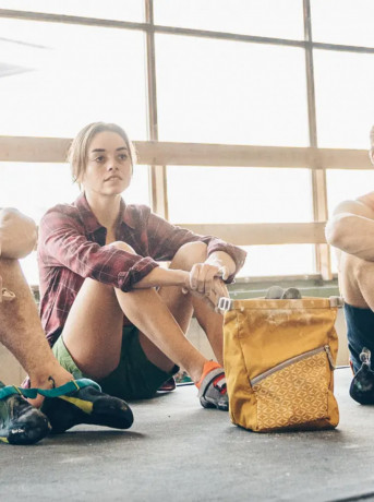 Мешочек для магнезии Red Chili Chalk Bag Boulder Reactor Желтый