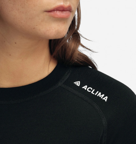 Термокофта жін. Aclima WarmWool Crewneck W's Jet Black L