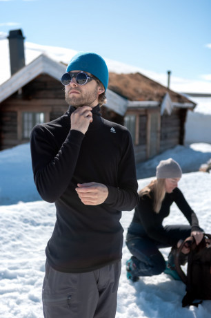 Термокофта муж. Aclima WarmWool 200 Roll Neck M's Jet Black M