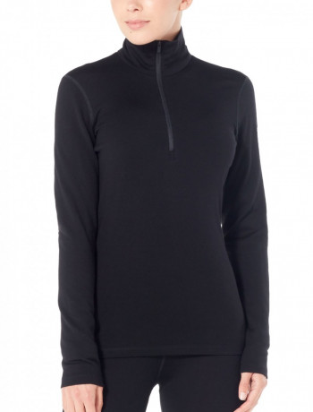 Термокофта жен. Icebreaker 260 Tech Long Sleeve Half Zip Women Black XS Термокофта жен. Icebreaker 260 Tech Long Sleeve Half Zip Women Black XS