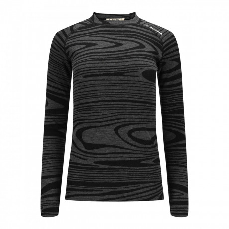 Термокофта жен. Aclima WarmWool 200 Crew Neck W's Black Motion M