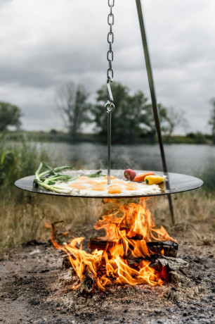 Планча-гриль подвесная Petromax Hanging Fire Bowl for Cooking Tripod