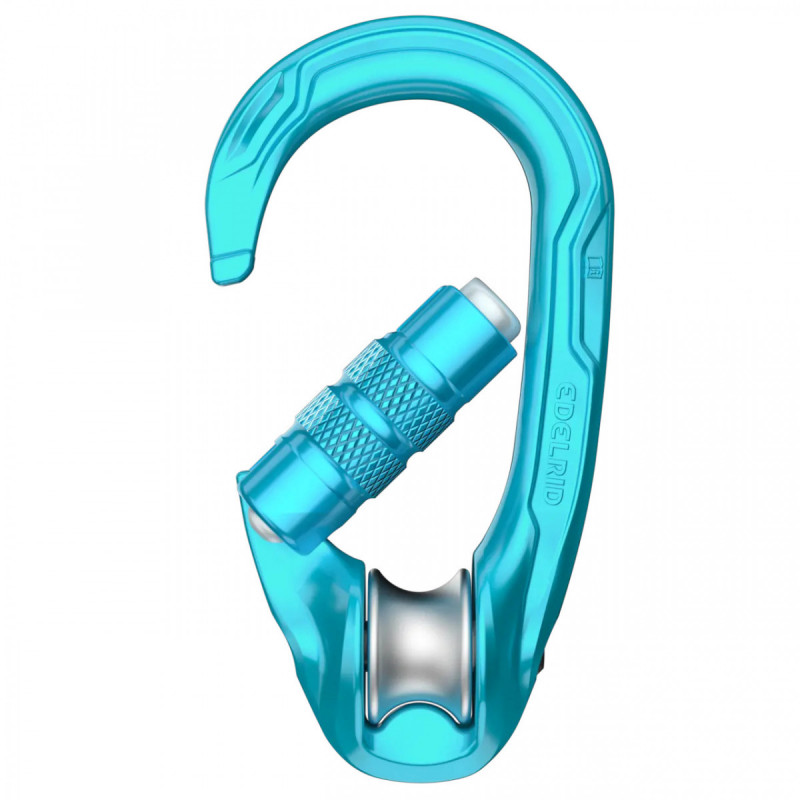 Карабин с роликом Edelrid Maxiom Rig Triple Icemint
