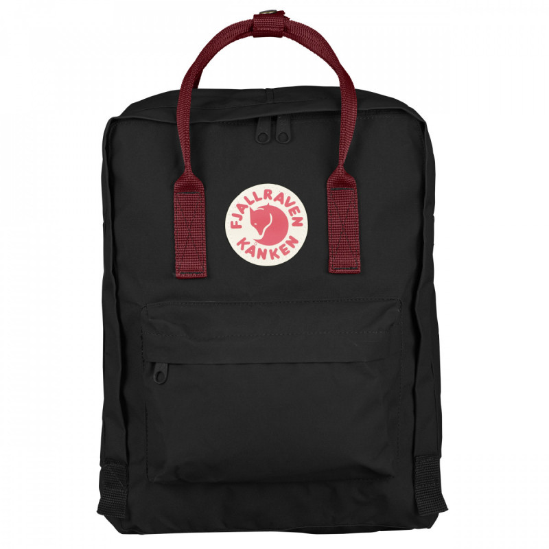 Рюкзак Fjallraven Kanken 16 л Black/Ox Red