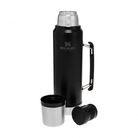 Термос Stanley Legendary Classic Vacuum Bottle 1 л Matte Black Термос Stanley Legendary Classic Vacuum Bottle 1 л Matte Black