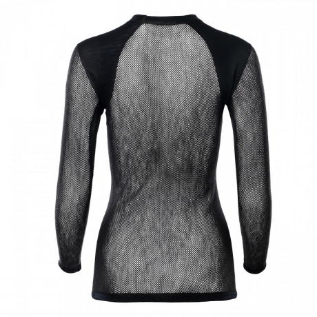 Термокофта жін. Aclima WoolNet Light Crewneck W's Jet Black XL