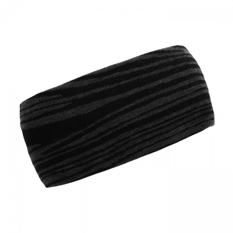 Повязка Aclima WarmWool 200 Headband Black Motion OneSize