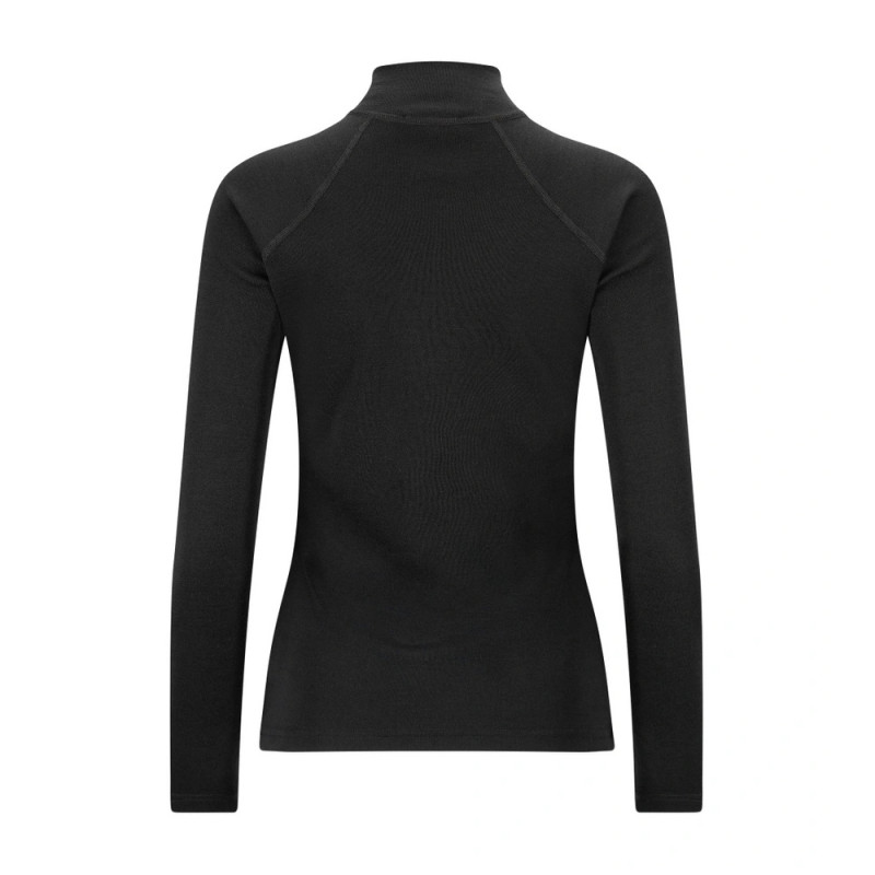 Термокофта-поло жін. Aclima WarmWool Mockneck W's Jet Black M