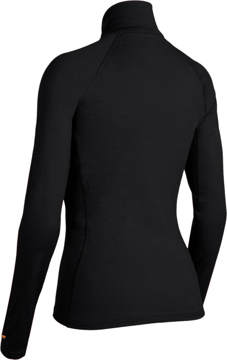 Термокофта жен. Icebreaker 200 Chakra Zip Women Black L