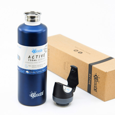 Спортивная бутылка для воды Cheeki Single Wall Active Bottle 750 мл Ocean Спортивная бутылка для воды Cheeki Single Wall Active Bottle 750 мл Ocean