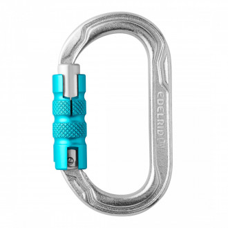 Карабин Edelrid Oval Power Steel Triple Silver