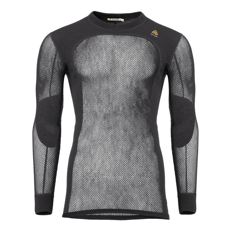 Термокофта муж. Aclima WoolNet 120 Crew Neck M's Jet Black XS