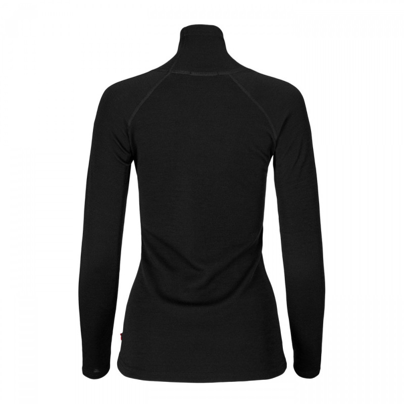 Термокофта жен. Aclima WarmWool 200 Roll Neck W's Jet Black L