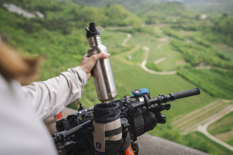 Спортивная бутылка для воды Klean Kanteen Classic Flip Sport 800 мл Brushed Stainless