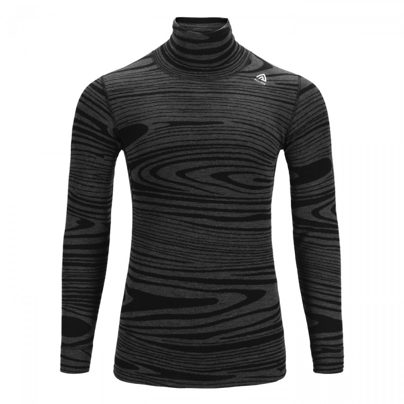 Термокофта муж. Aclima WarmWool 200 Roll Neck M's Black Motion XL