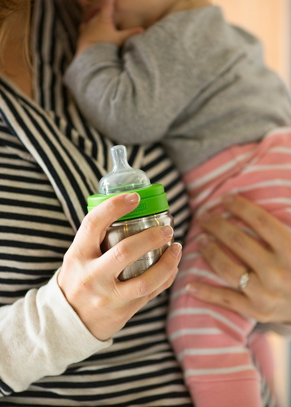 Бутылочка для кормления Kid Kanteen Baby Bottle Brushed Stainless 148 мл (0–6 месяцев)