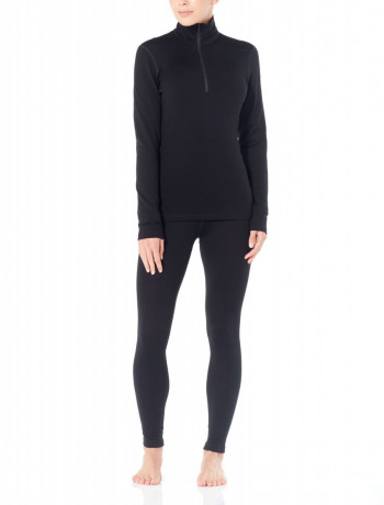 Термокофта жен. Icebreaker 260 Tech Long Sleeve Half Zip Women Black XS Термокофта жен. Icebreaker 260 Tech Long Sleeve Half Zip Women Black XS
