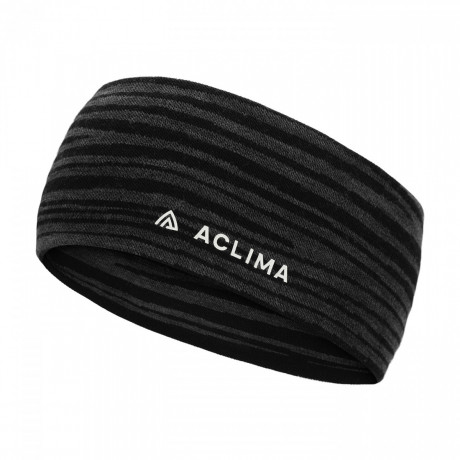 Повязка Aclima WarmWool 200 Headband Black Motion OneSize