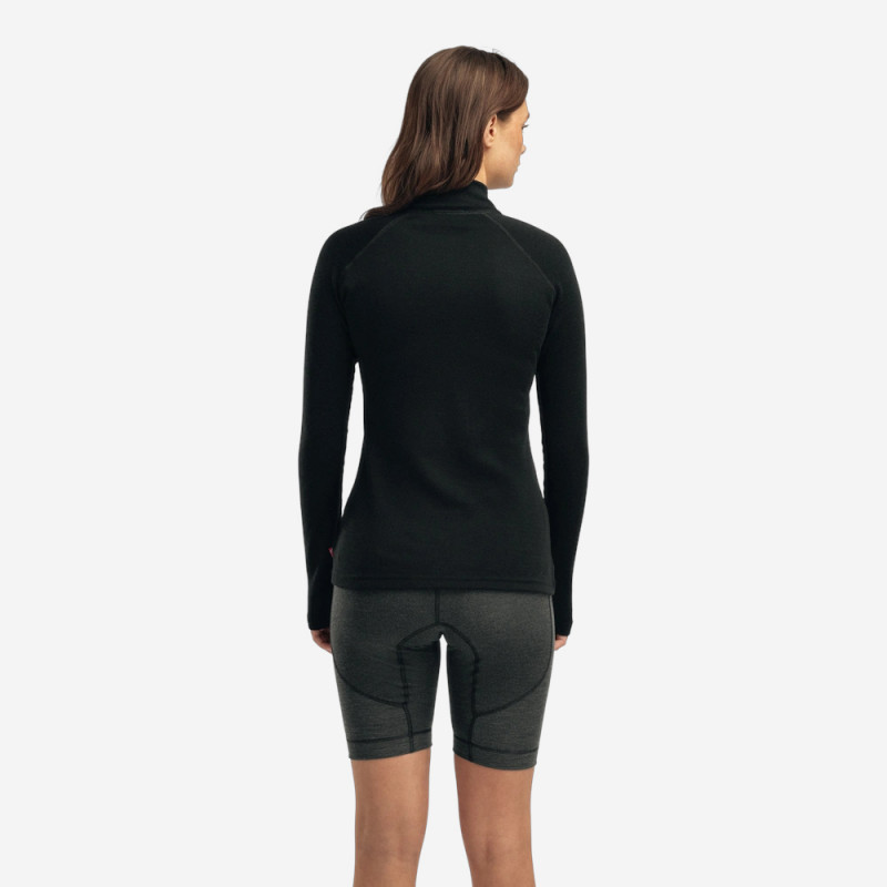 Термокофта-поло жін. Aclima WarmWool Mockneck W's Jet Black M