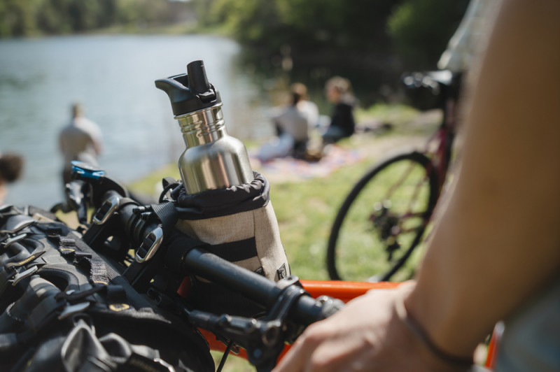 Спортивная бутылка для воды Klean Kanteen Classic Flip Sport 800 мл Brushed Stainless