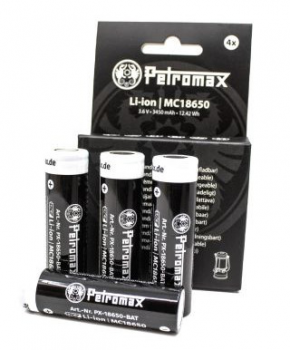 Набор аккумуляторов для лампы Petromax LM500 18650 Li-Ion 3450 mAh 4 шт