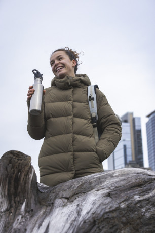 Спортивная бутылка для воды Klean Kanteen Classic Flip Sport 800 мл Brushed Stainless