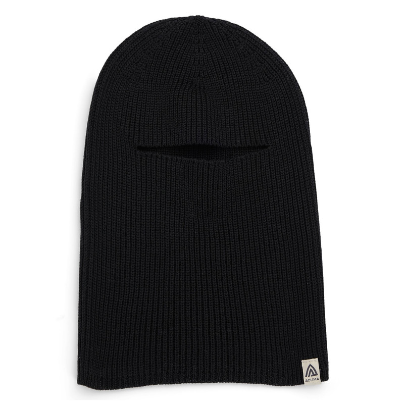 Балаклава-шапка Aclima Flat Knit Balaclava Hat Jet Black OneSize