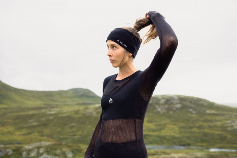 Термокофта жен. Aclima WoolNet Light Crewneck W's Jet Black XS