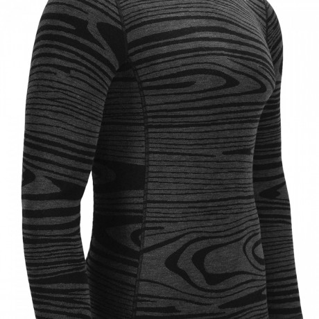 Термокофта муж. Aclima WarmWool 200 Crew Neck M's Black Motion M Термокофта муж. Aclima WarmWool 200 Crew Neck M's Black Motion M