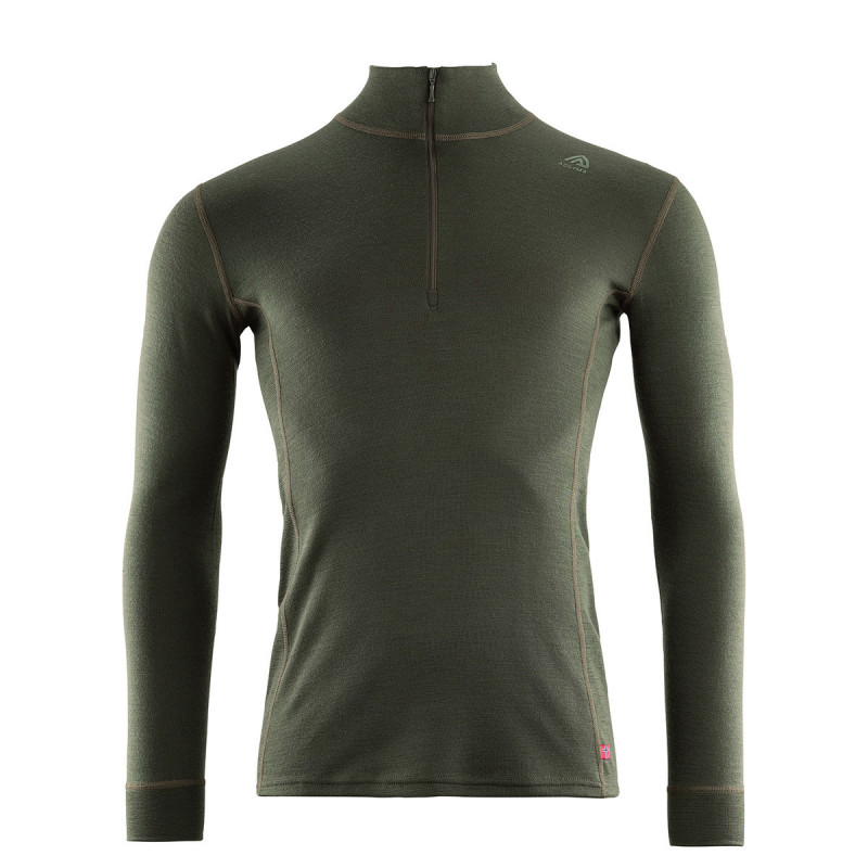 Термокофта муж. Aclima WarmWool 200 Mock Neck M's Olive Night S