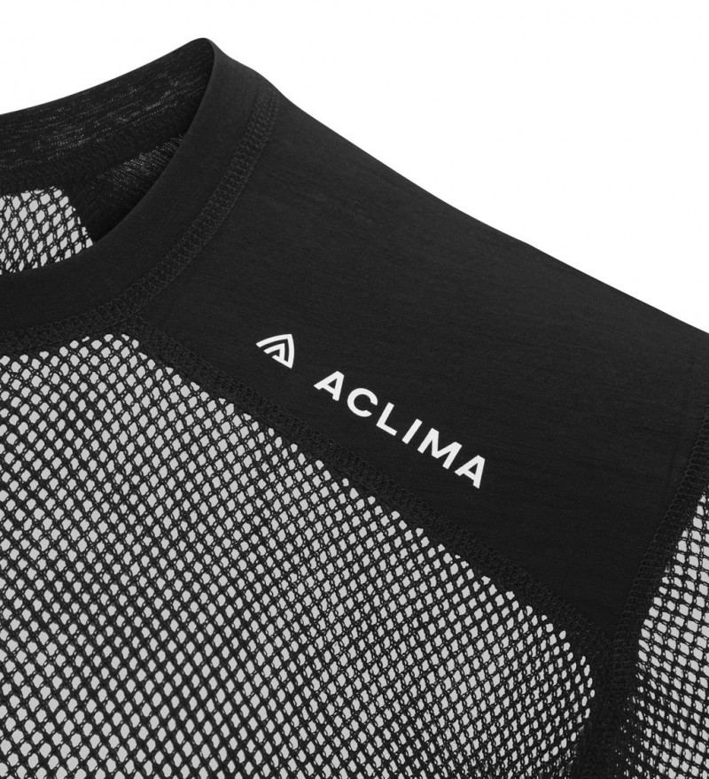 Термокофта муж. Aclima WoolNet Light Crewneck M's Jet Black S