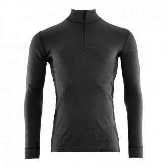 Термокофта муж. Aclima WarmWool 200 Mock Neck Men Marengo/Jet Black XL