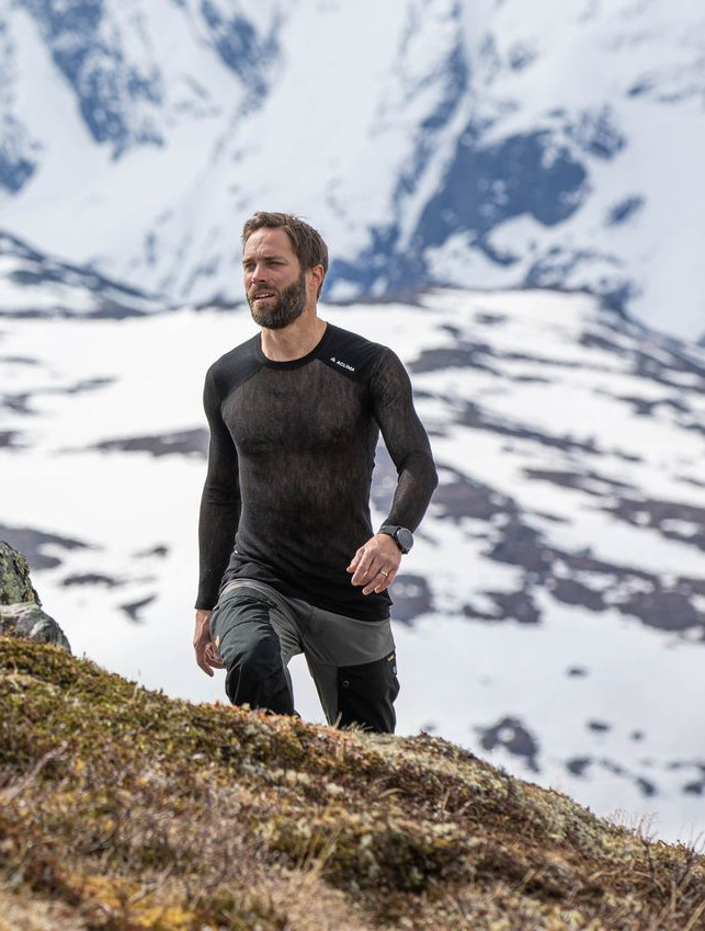 Термокофта муж. Aclima WoolNet Light Crewneck M's Jet Black L