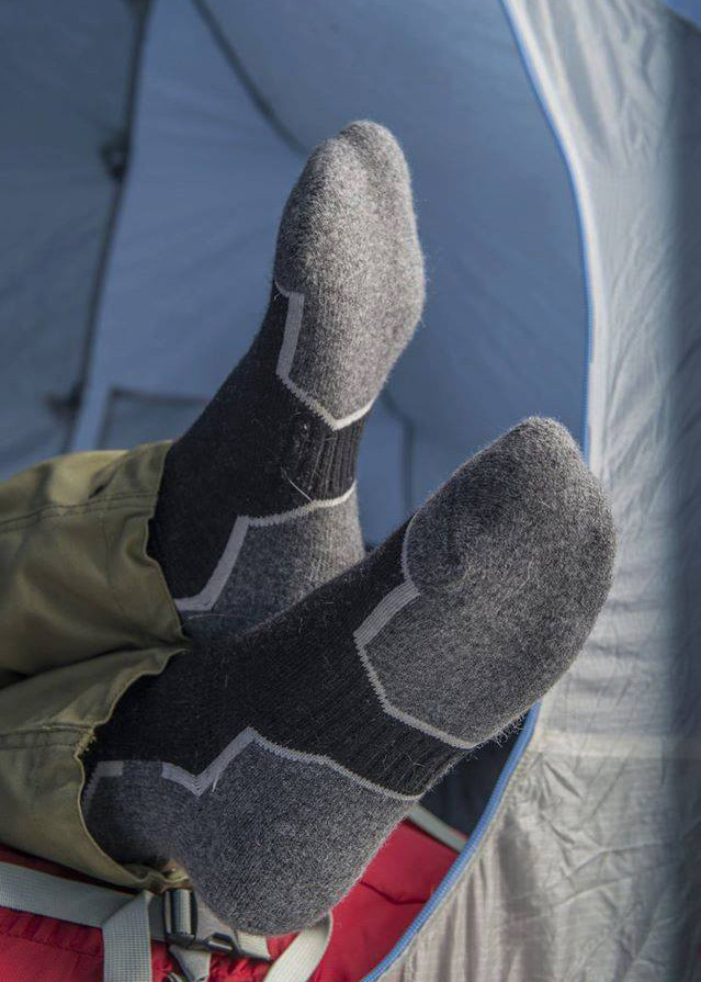 Термоноски Aclima WarmWool Socks Jet Black 44-48