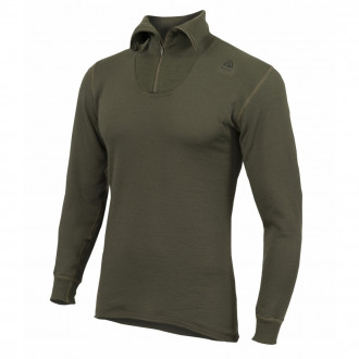 Термокофта-поло Aclima HotWool 230 Polo W/Zip Unisex Olive Night L