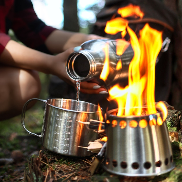 Чашка с плиткой-щепочницей Petromax Stove Cup