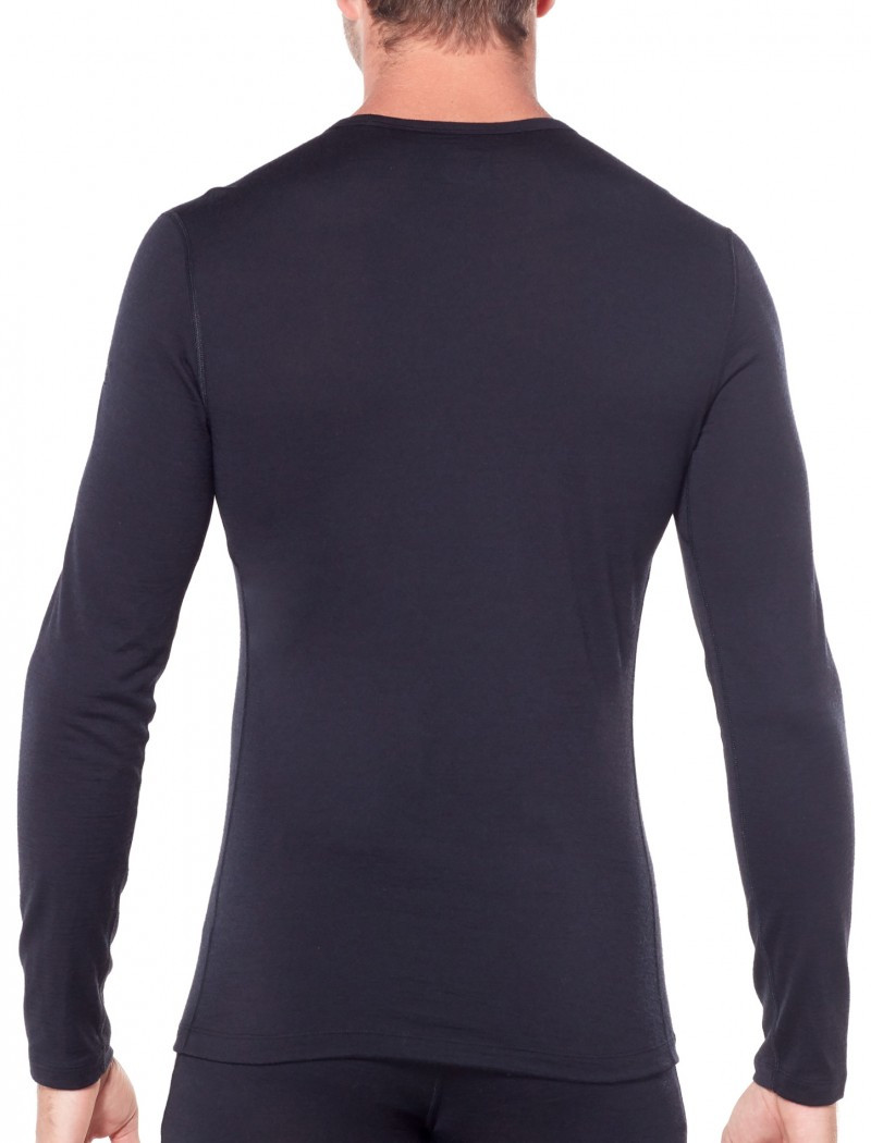 Термокофта муж. Icebreaker 200 Oasis Long Sleeve Crewe Men Black XL
