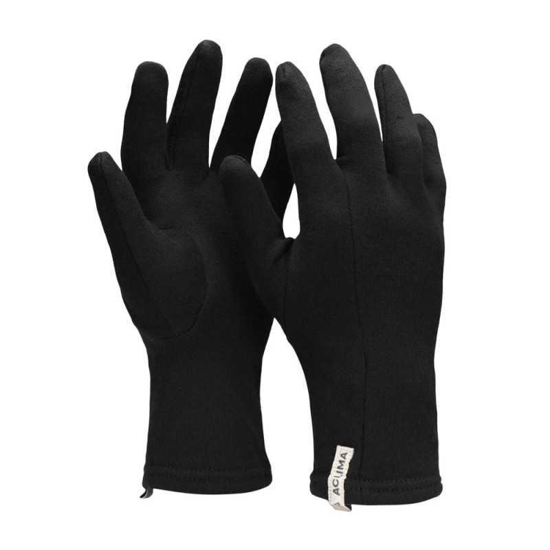 Рукавички Aclima HotWool Liner Gloves Jet Black S (17–18 см)
